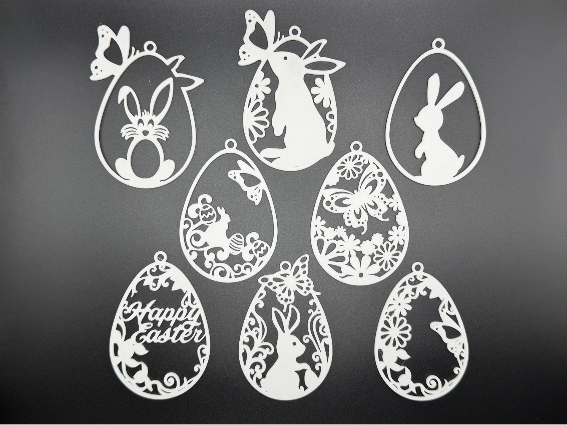 Osterschmuck - 8er Set Ostern zum aufhängen