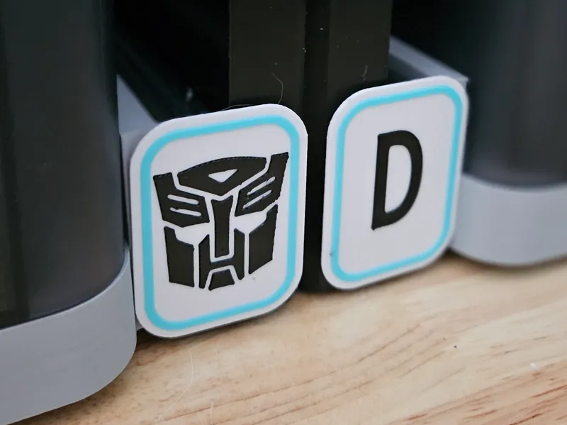 AMS Labels Autobot Transformers 