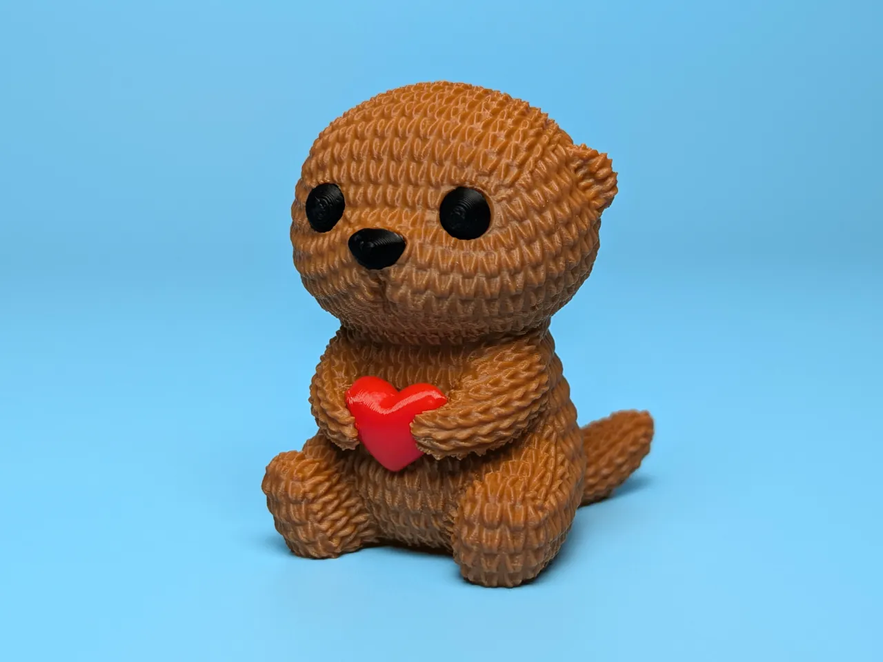 Heartfelt Knitted Otter view 2