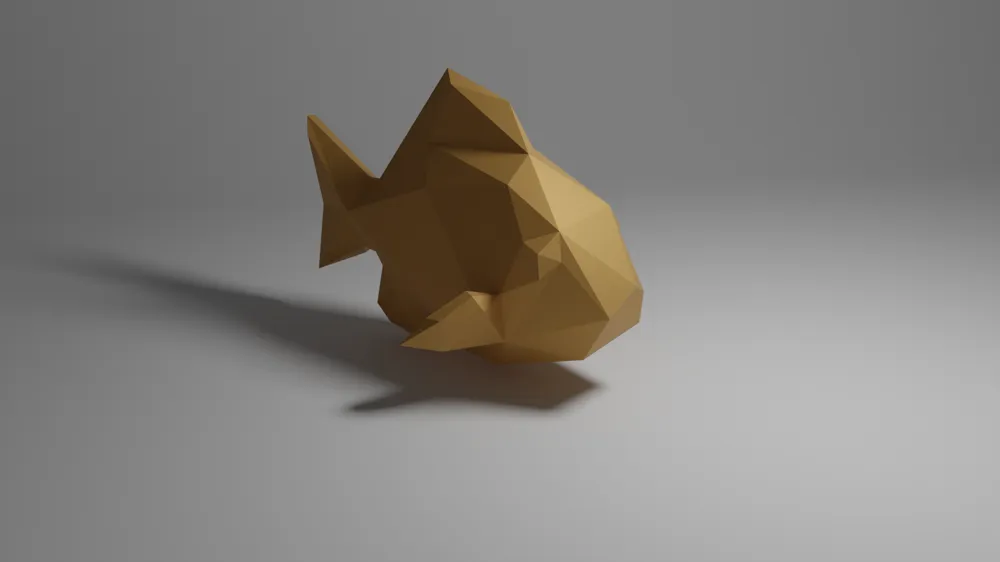 Lowpoly Fish by FREDKING - MakerWorld