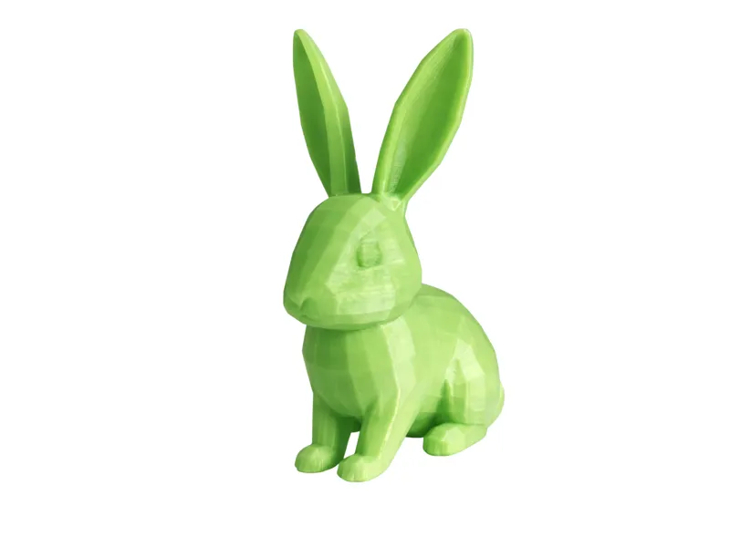 Cute Low Poly Bunny – Smooth Geometric Rabbit