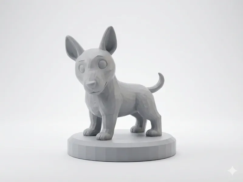 English Bull Terrier Statue
