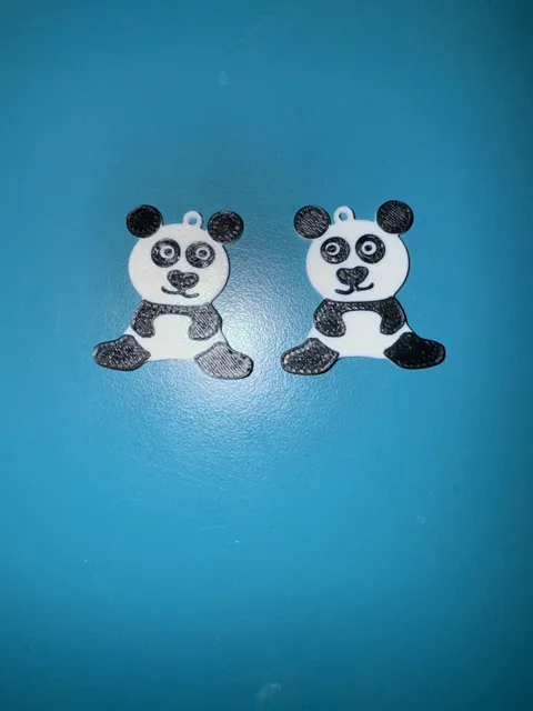 Panda Earrings (No AMS needed) view 3