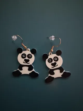 Panda Earrings (No AMS needed)