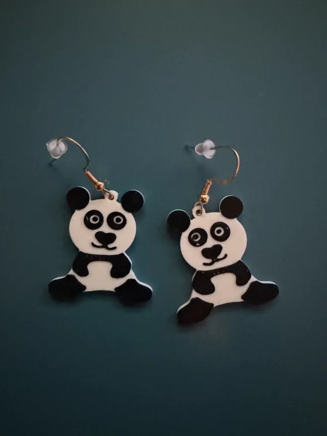 Panda Earrings (No AMS needed)