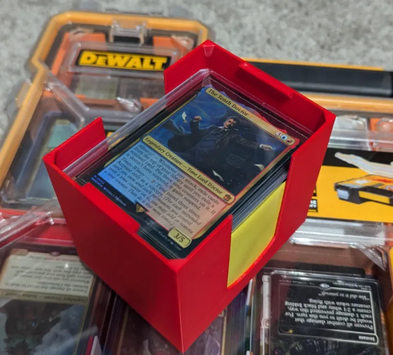 MTG Commander Deck W/Top Loader deWalt Storage