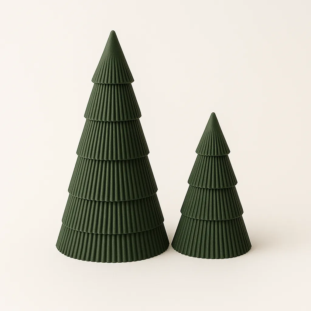 Modern Christmas Trees Japandi Style view 2