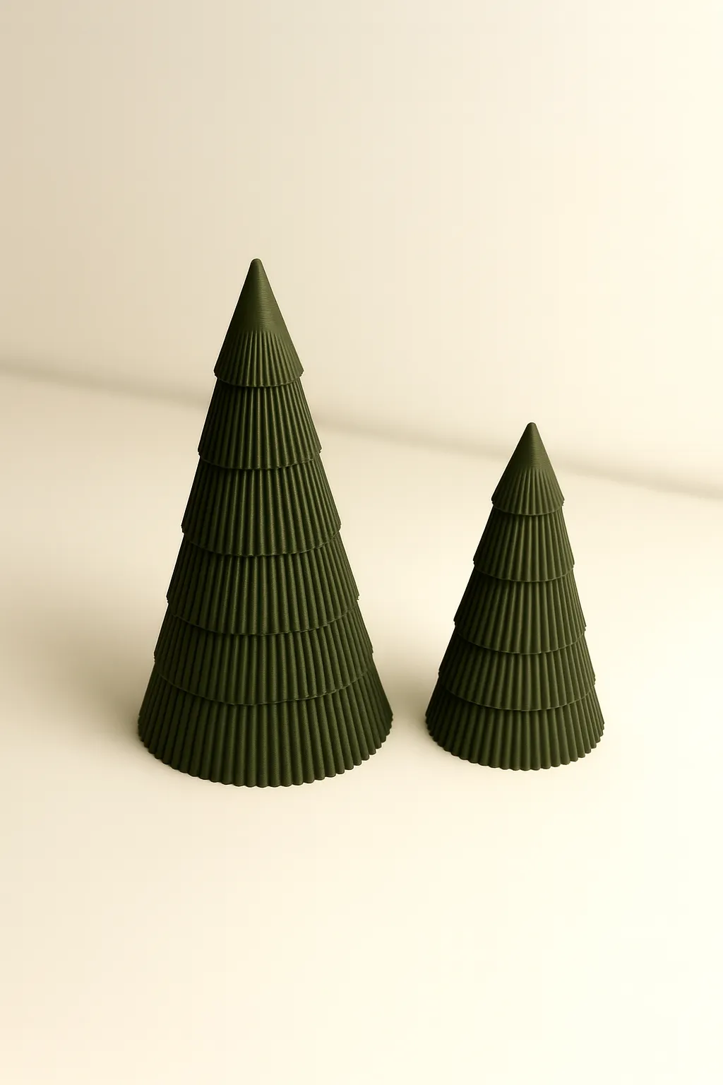 Modern Christmas Trees Japandi Style view 3