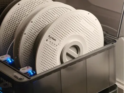Circular Hidden Air Duct AMS Filament Dryer Box