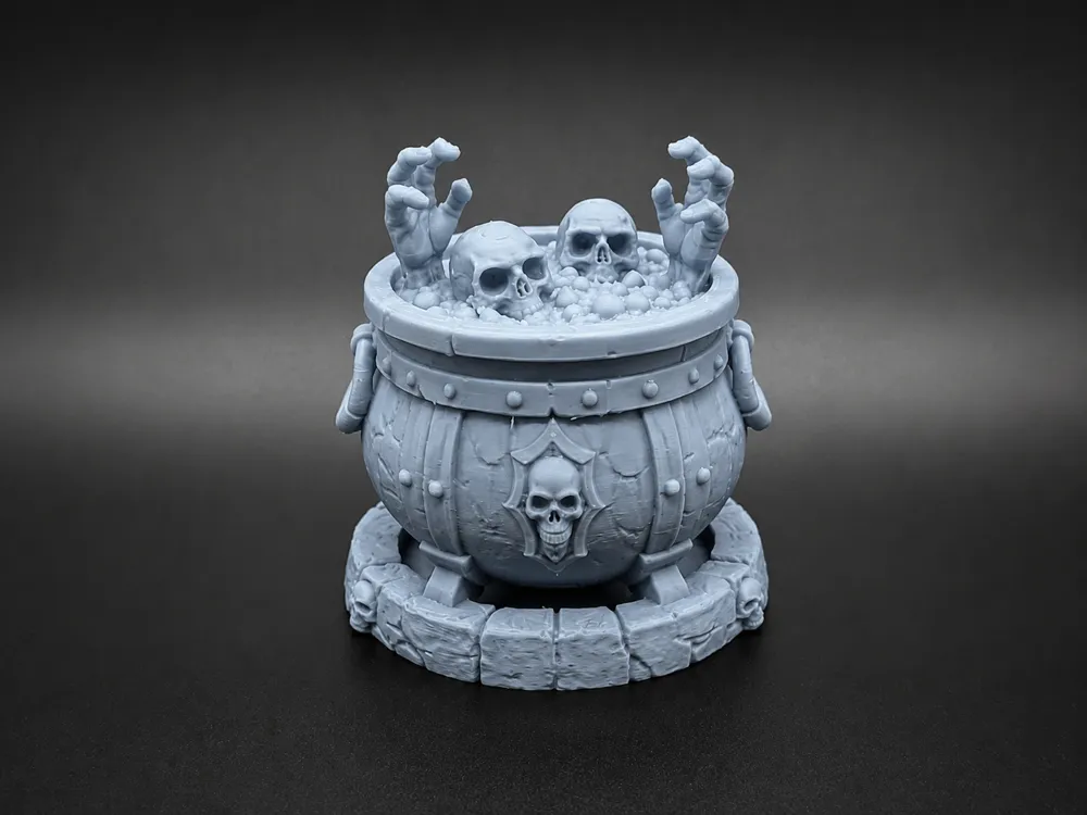 Adorno temático: Haunted Halloween Cauldron. Referencia del modelo original.