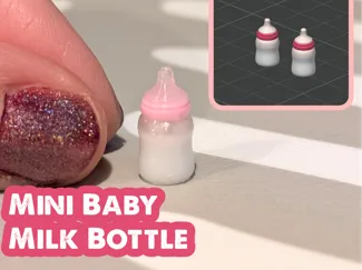 Baby Bottle My Mini Baby Dollhouse Miniature 