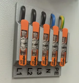 Wago 221-2411 holder in various versions