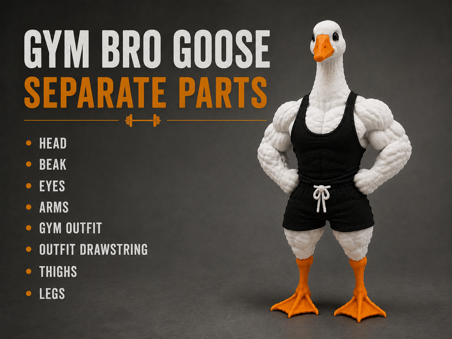 Gym Bro Goose - multipart (no AMS)