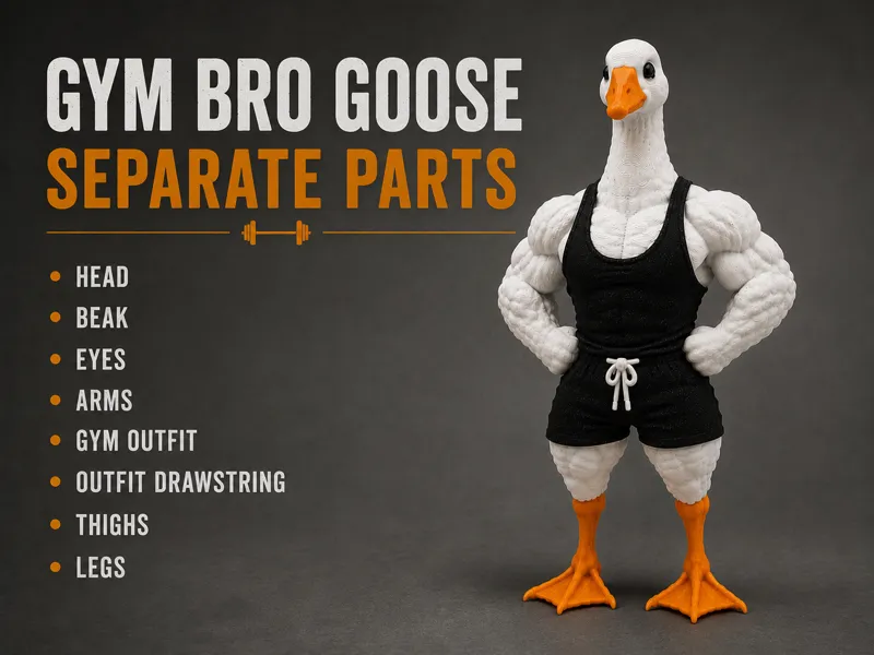 Gym Bro Goose (multipart)