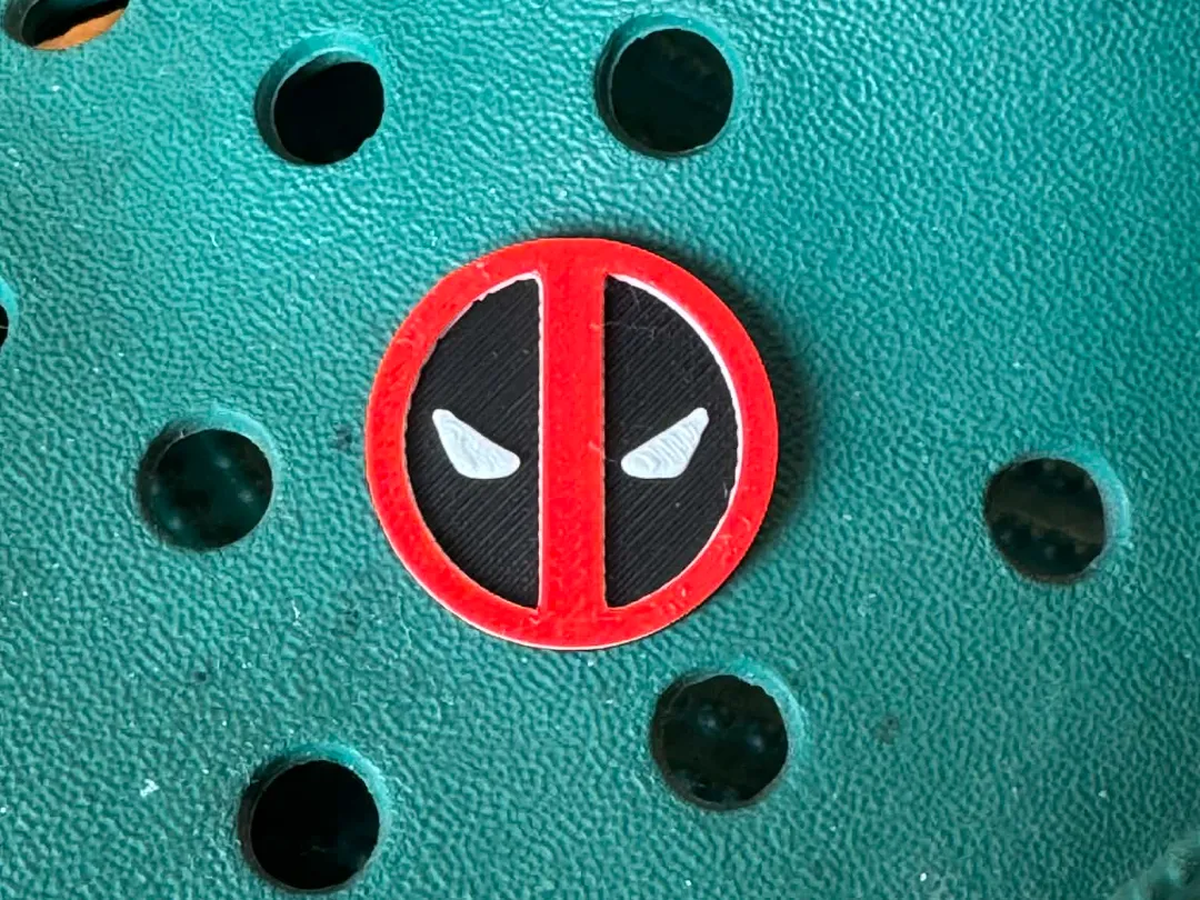 Deadpool encanto/jibbitz para Crocs - Modelo de impresión 3D gratuito ...