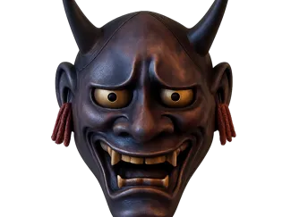 Japanese Hannya mask