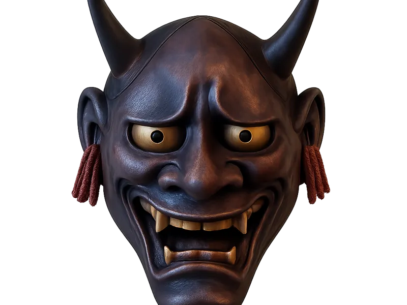 Japanese Hannya mask