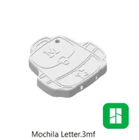 Version with Name Initial 0.2mm layer, 2 walls, 20% infill