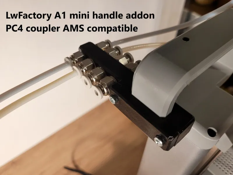 A1 mini handle addon - four way PC4-M10 coupler 