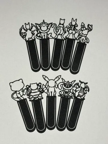 Accesorio de lectura: Pokémon Paper Clips Set 2 — 10 More Bookmark Clips — vista de referencia 2