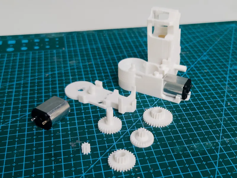 Gearbox for 030motor: Fully 3D-Printed