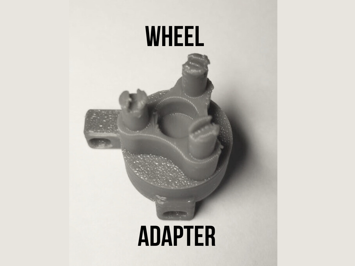 Brick wheel adapter for wheel hub