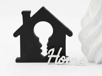 House with Key Cut Decoration