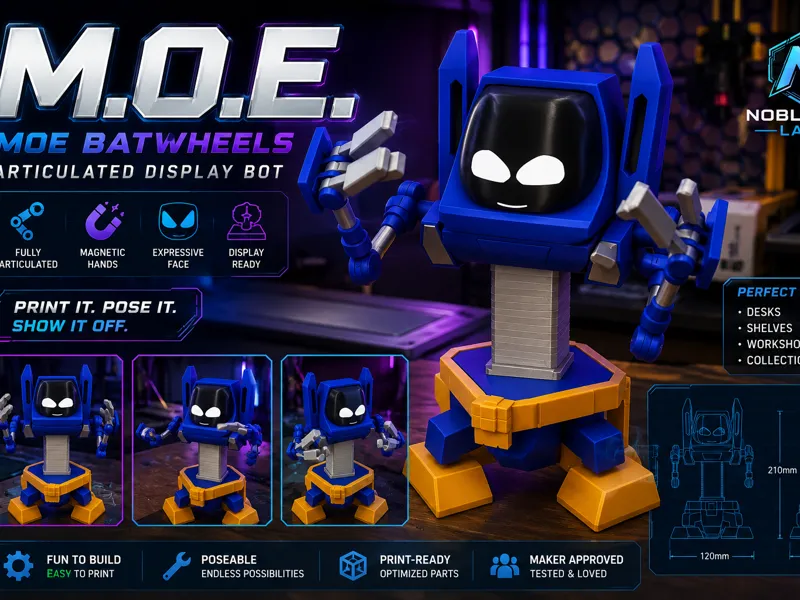 M.O.E – Moe Batwheels - Articulated