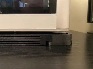 X1C Build plate holder w/ HULA feet (4 plates)