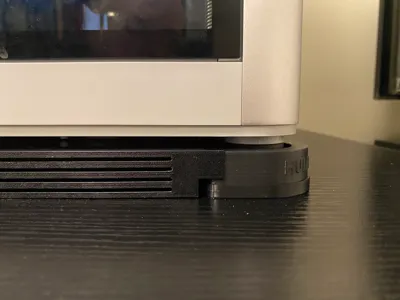X1C Build plate holder w/ HULA feet (4 plates)