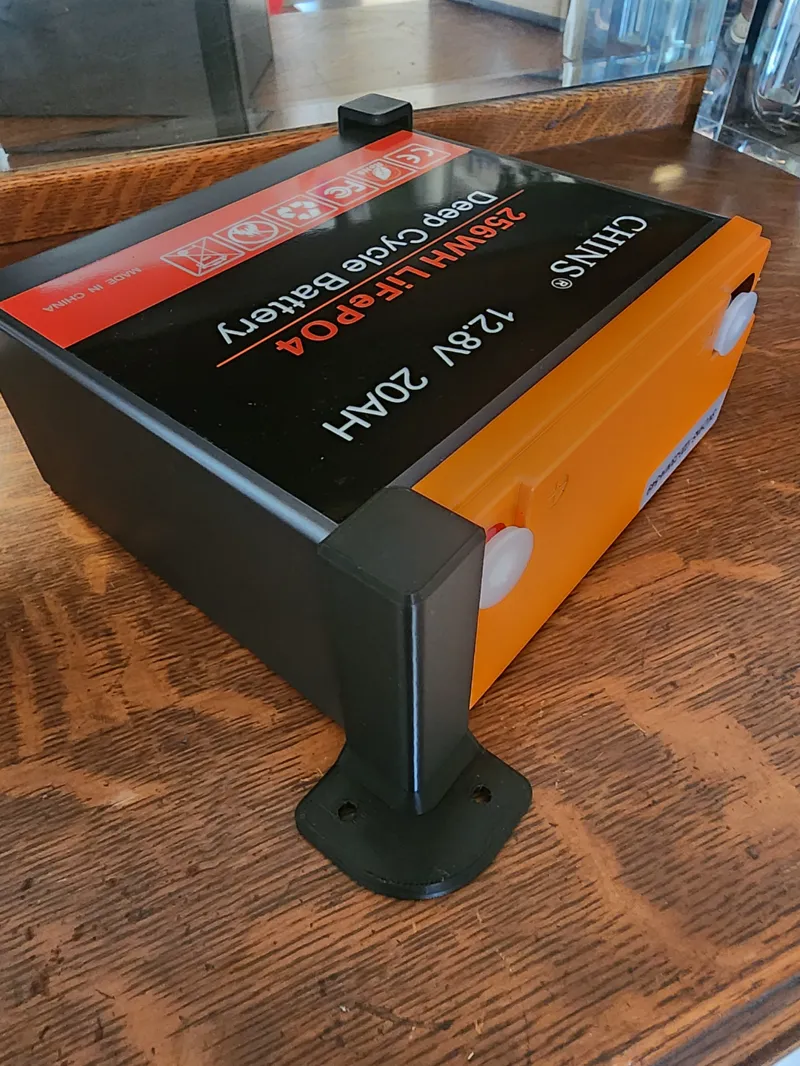 CHINS LiFePO4 12V 20AH Lithium Battery - Side Hold Down