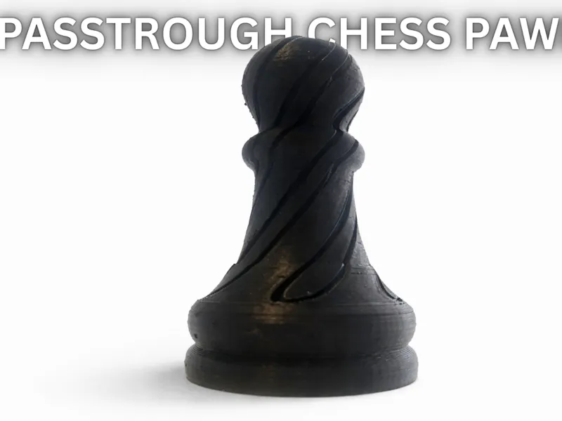 Passthrough Chess Pawn