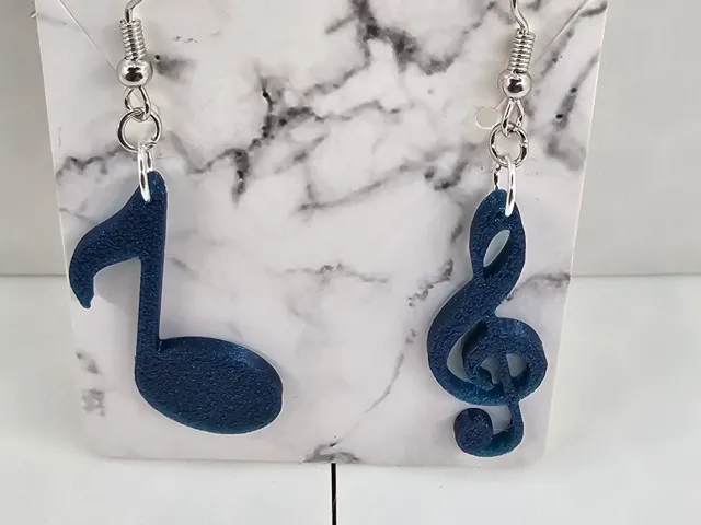Music Note Earrings