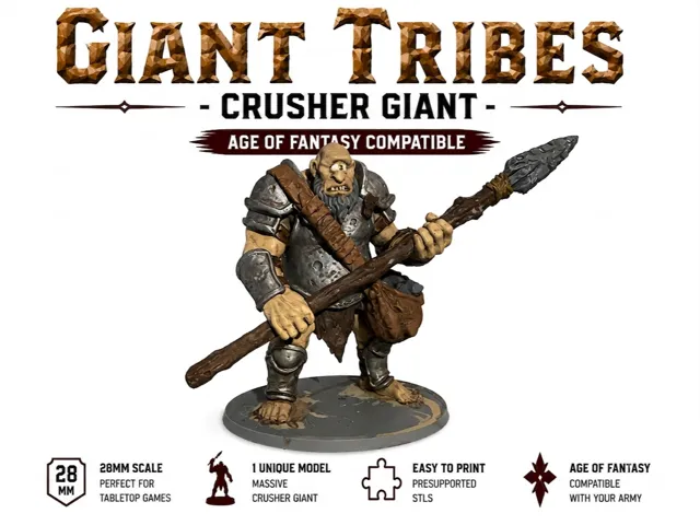 Giant Tribes Crusher Giant 28mm - Fantasy Tabletop