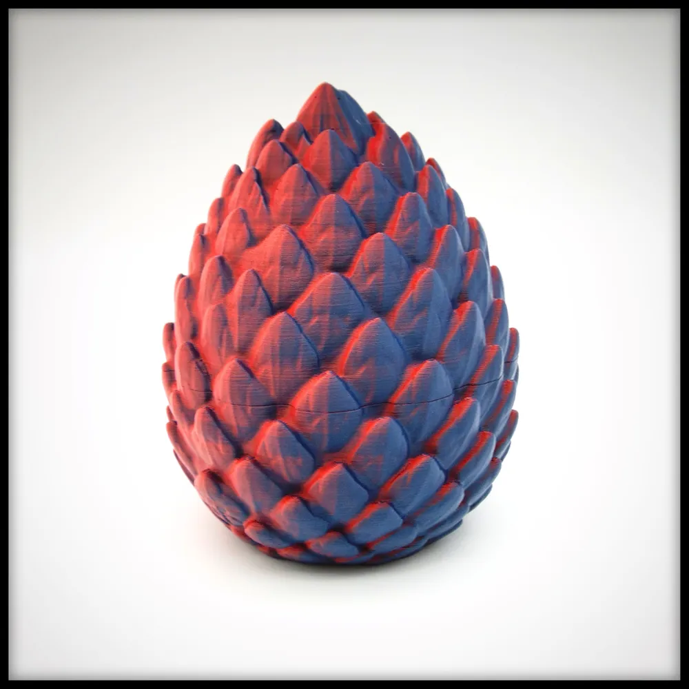 Shardscale Dragon Egg - Twist and lock mechanism - Free 3D Print Model ...