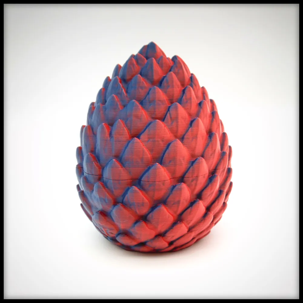 Shardscale Dragon Egg - Twist and lock mechanism - Free 3D Print Model ...