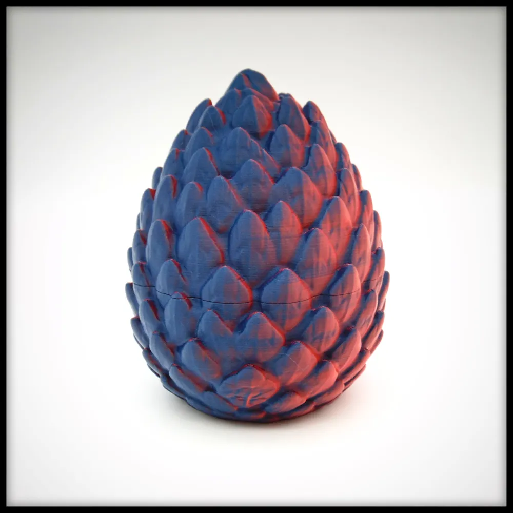 Shardscale Dragon Egg - Twist and lock mechanism - Free 3D Print Model ...