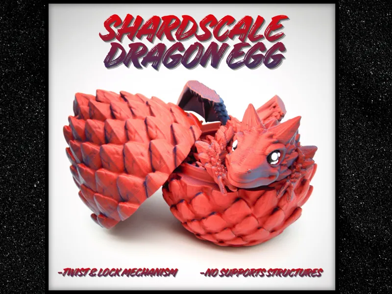 Shardscale Dragon Egg - Twist and lock mechanism
