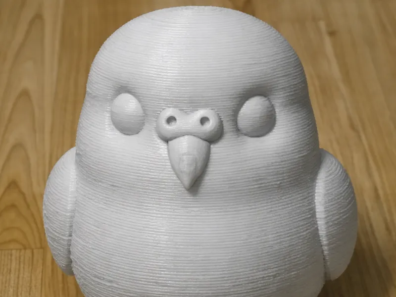 Small Cute Budgie Figure