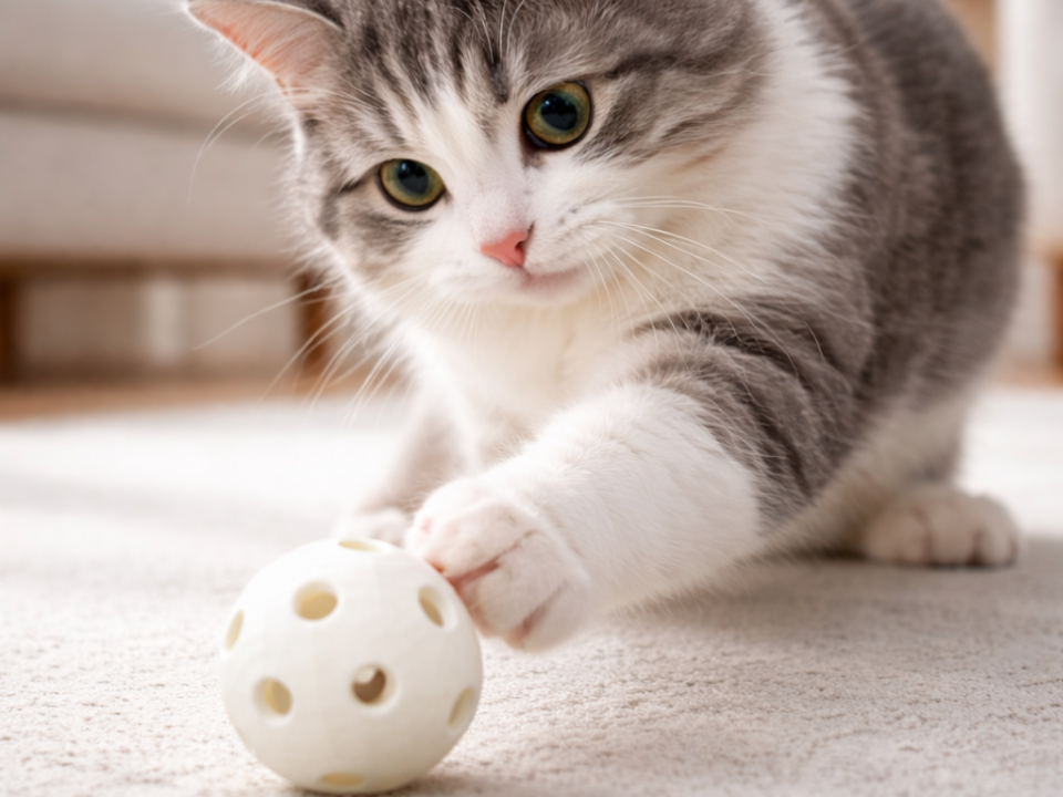 Cat Sensory Ball Toy - Cat Sensory Play Ball