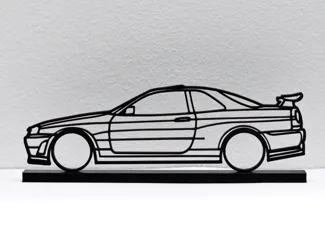Nissan GTR R34 Silhouette - Stand Alone Sculpture
