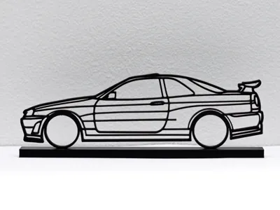 Nissan GTR R34 Silhouette – A Freestanding Sculpture