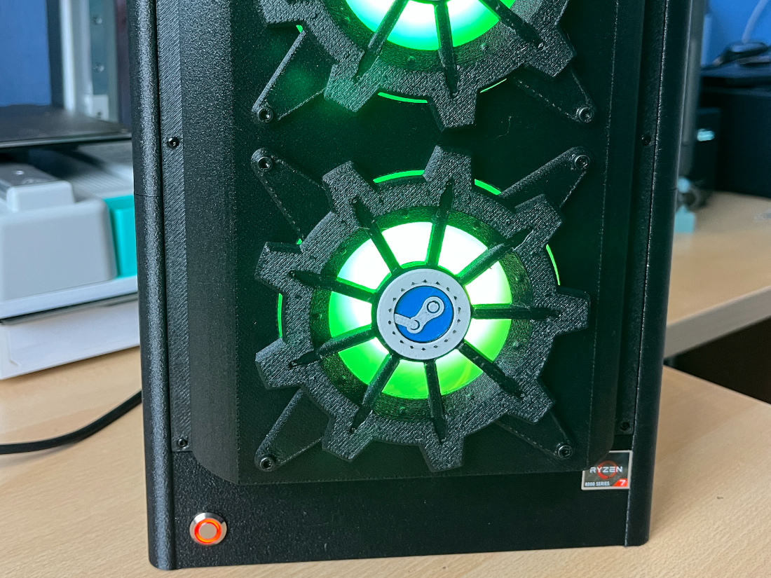 SFF Mini-ITX PC Case 240mm AIO & Flex-ATX
