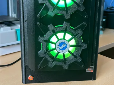 SFF Mini-ITX PC Case 240mm AIO & Flex-ATX