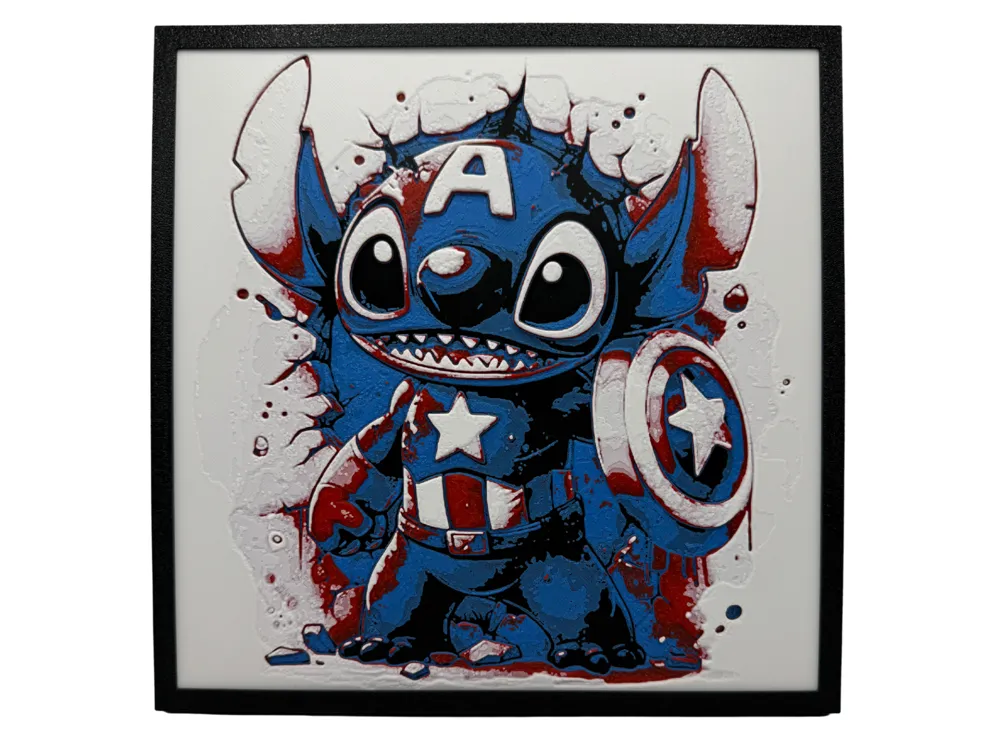 Stitch - Captain America Cosplay