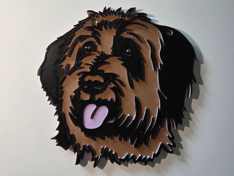 Briard Dog Hanger