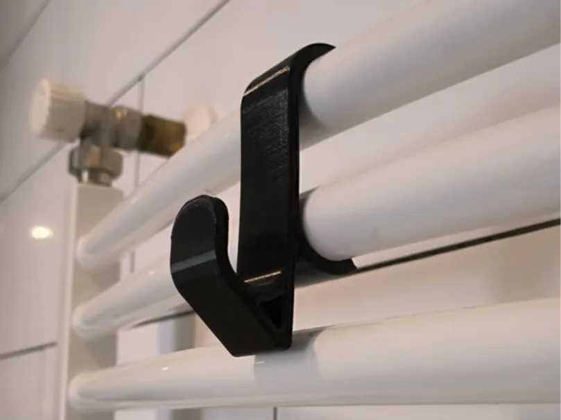 Crochet porte-serviette pour radiateur échelle