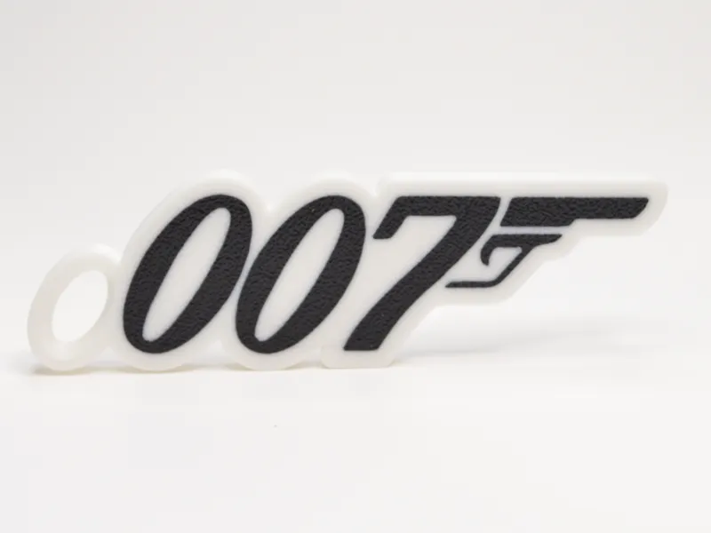 007 Keychain - Multicolour