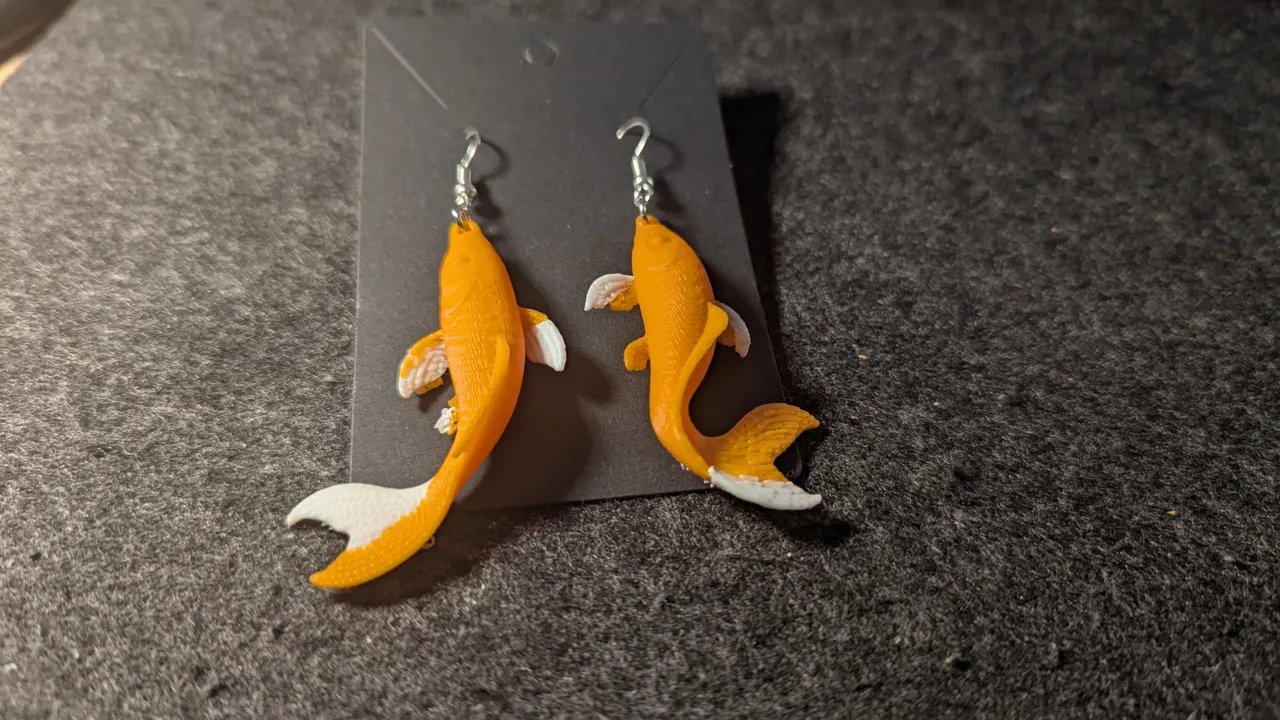 Koi Whisper Earrings view 4