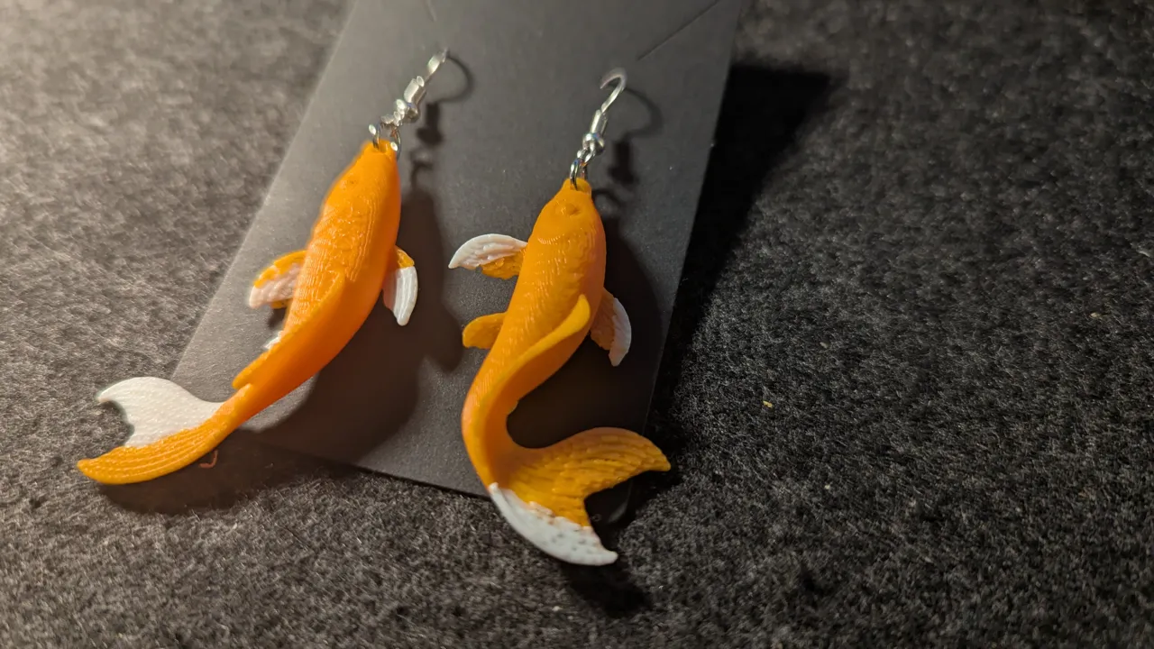Koi Whisper Earrings view 2